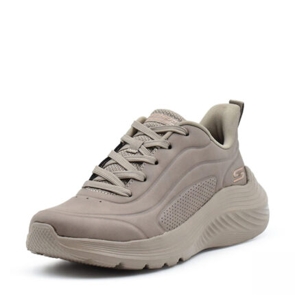Skechers BOBS Sport Squad Waves - Just Wading Γυναικεία Αθλητικά Παπούτσια Μπεζ