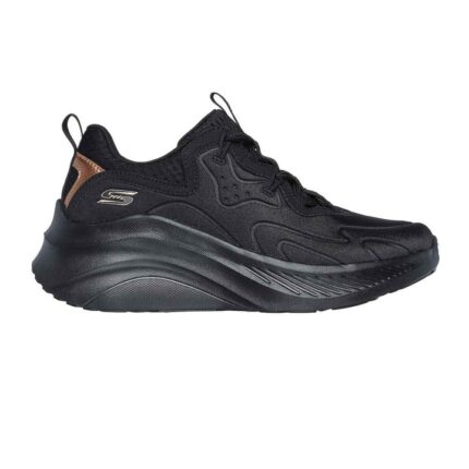 Skechers Bobs Chaos Hi-Radiant Shine Μαύρα