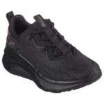 Skechers Bobs Chaos Hi-Radiant Shine Μαύρα