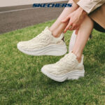 Skechers Bobs Chaos Hi-Radiant Shine Εκρού