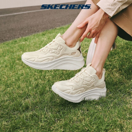 Skechers Bobs Chaos Hi-Radiant Shine Εκρού
