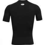 Under Armour Heatgear Ανδρική Ισοθερμική Κοντομάνικη Μπλούζα Compression Μαύρη