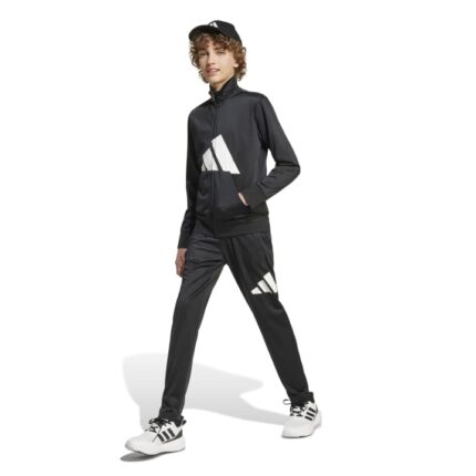 adidas Essentials Climacool Track Suit Kids Παιδικό Σετ Φόρμας με Ζακέτα Μαύρο