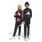 adidas Essentials Climacool Track Suit Kids Παιδικό Σετ Φόρμας με Ζακέτα Μαύρο