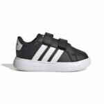 adidas Grand Court 3.0 Βρεφικά Sneakers με Σκρατς Μαύρα