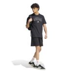 adidas Κολεγιακή Μπλούζα Lineage Graphic Μαύρη