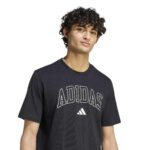 adidas Κολεγιακή Μπλούζα Lineage Graphic Μαύρη