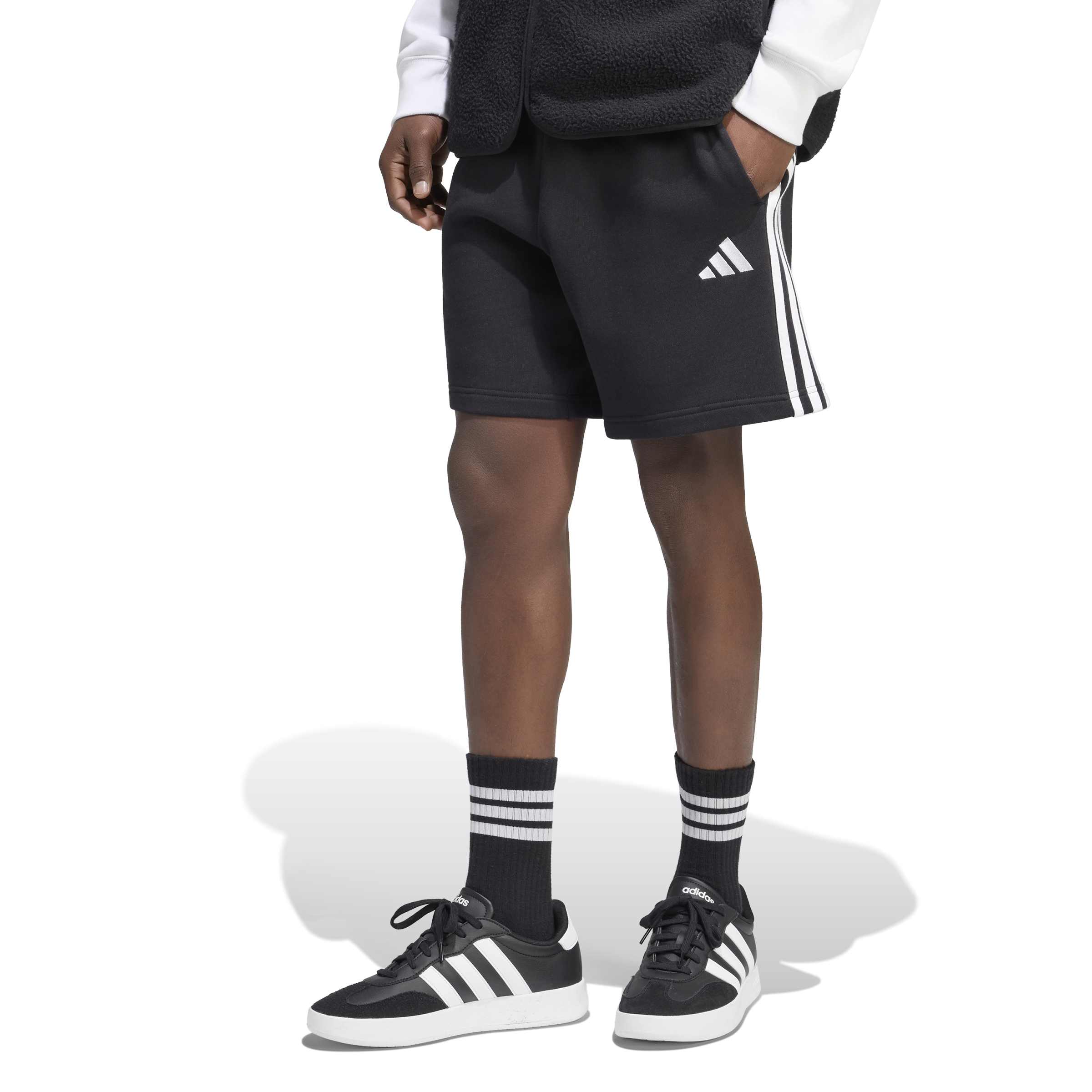 im_ky6545_1.jpg adidas Αντρικό Σορτς Essentials 3-Stripes French Terry Μαύρο