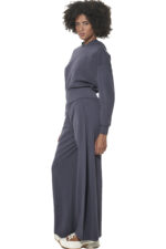 Body Action Παντελόνι Φόρμας Modal Φαρδύ Ebony Blue