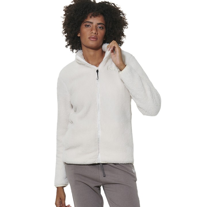 im_071624_05a_1.jpg Body Action Γυναικεία Αθλητική Fleece Ζακέτα Arctic Wolf Ecru