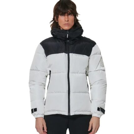 Body Action Ανδρικό Puffer Μπουφάν με Κουκούλα