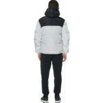 Body Action Ανδρικό Puffer Μπουφάν με Κουκούλα