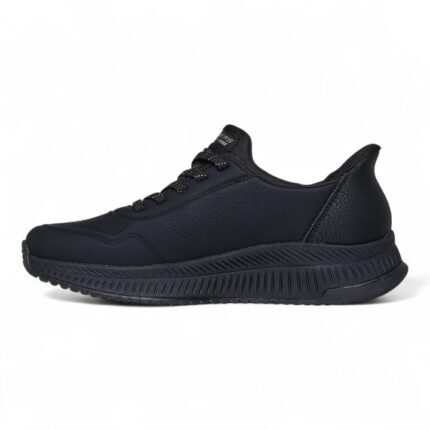 Skechers Bobs Squad 4 - Key Look Γυναικεία Sneakers Μαύρα