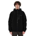 Emerson Μπουφάν Bomber Αδιάβροχο με Κουκούλα Black