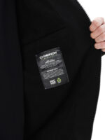 Emerson Μπουφάν Bomber Αδιάβροχο με Κουκούλα Black
