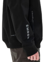 Emerson Μπουφάν Bomber Αδιάβροχο με Κουκούλα Black