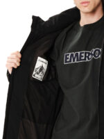 Emerson Χειμωνιάτικο Μπουφάν Puffer Αδιάβροχο Black
