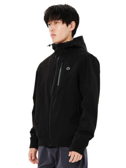 Emerson Ανδρικό Μπουφάν Bomber Αδιάβροχο Black