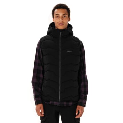 Emerson Αμάνικο Μπουφάν Puffer Αδιάβροχο Μαύρο