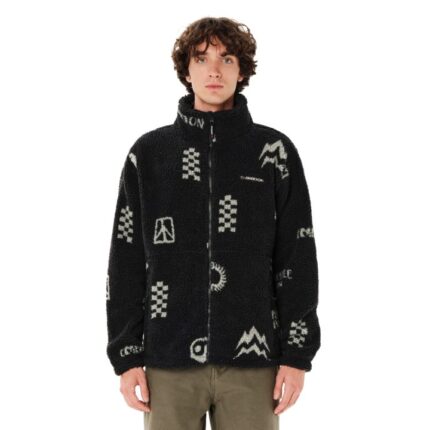 Emerson Ανδρική Ζακέτα Fleece Sherpa Pr635 Black
