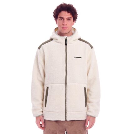 Emerson Ανδρική Fleece Ζακέτα με Κουκούλα