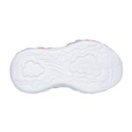 Skechers S-Lights: Eternal Heart Lights Βρεφικά Sneakers με Φωτάκια Ροζ / Μωβ