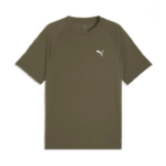 Puma Evostripe Tee Ανδρική Κοντομάνικη Μπλούζα Λαδί