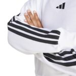 adidas Essentials 3-Stripes French Terry Μπλούζα Λευκή