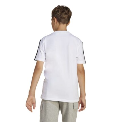 adidas Essentials Tee Kids Παιδικό Κοντομάνικο με Ρίγες Λευκό