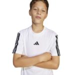adidas Essentials Tee Kids Παιδικό Κοντομάνικο με Ρίγες Λευκό