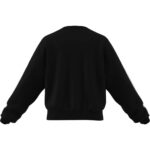 adidas Essentials 3-Stripes French Terry Μπλούζα Μαύρη