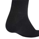 adidas 3-Stripes Cushioned Crew Socks Κάλτσες Μαύρες με Ρίγες
