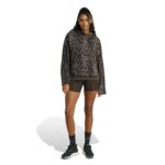 adidas Seasonal Essentials Leopard Print French Terry Hoodie με 3 Ρίγες