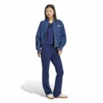 adidas Γυναικείο Μπουφάν Stadium Washed Denim Τζιν Loose Fit